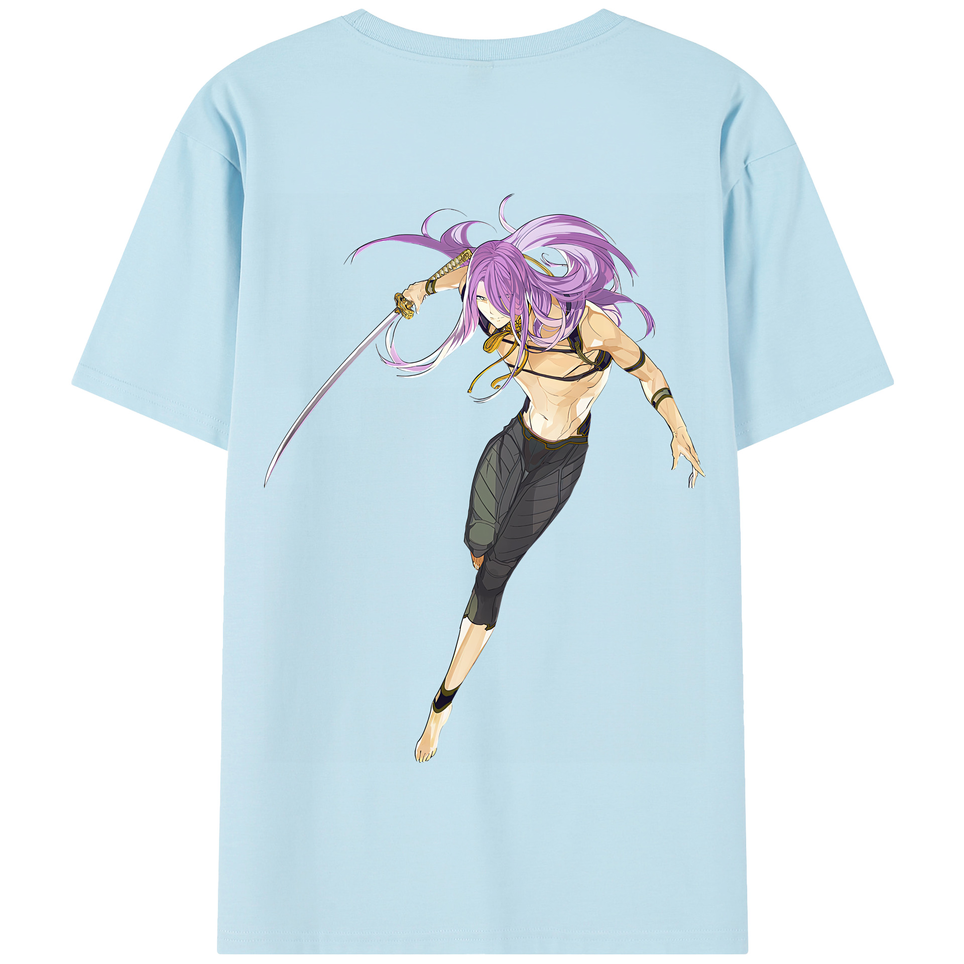 （画像用） 刀剣乱舞 Touken Ranbu 綿100％半袖Tシャツ（背面プリント）